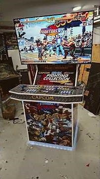 ByVic 2 Player 55inch Fighting Collection Edition Arcade!! #arcade #gaming #tekken #streetfighter