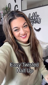 Easy Twists with a clip! 💚 #hair #hairhack #hairstyle #easyhairstyles #hairtutorial #ginadinko | Gina Dinko