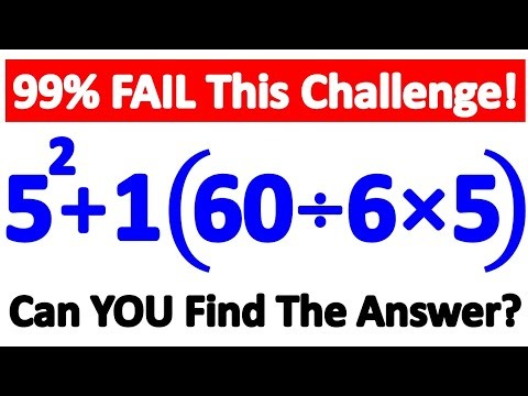 This Math Problem Looks Easy... But It Tricks 99% of People! Will YOU? 🧠🔥