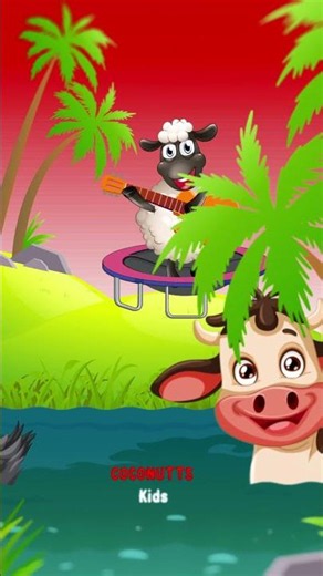Ducks swimming around and the cow joins in the fun #kidsongs #kidscartoon