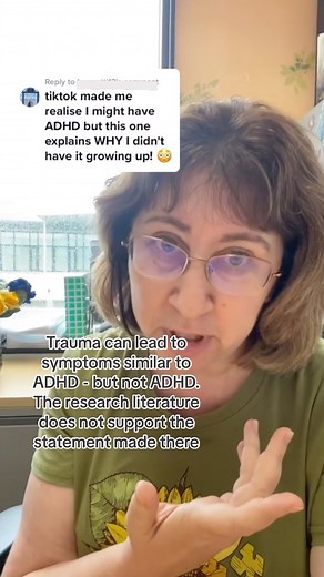 This matters because treating a neurodevelopmental condition like ADHD and treating trauma-induced cognitive and behavioral isues has to be different. If the creator and the commenters meant “rethinking my ADHD” as “thinking my issues may not be ADHD and I need a different kind of help,” I would agree. But that wasn’t the case, unfortunately— the lean was towards misinterpretation of ADHD. And I am not even touching the concerns of the problematic “narcissistic abuse” terminology, that is addres