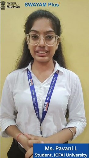 SWAYAM Plus: Learner Testimonial