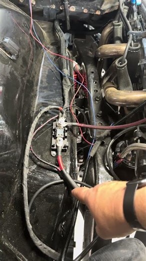 Project K10 wiring clean up #hotrod #classiccar #chevrolet #squarebody #k10 @BluePrint Engines