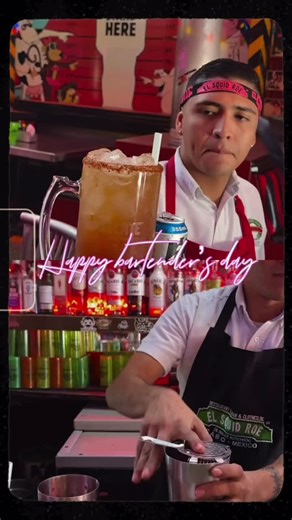 Behind every unforgettable night… there’s a bartender.✨🍾 Happy World Bartender´s Day to the stars behind the bar at El Squid Roe, our nights just wouldn’t hit the same without you.🥃🍸🥂🍹 Good drinks. Great vibes. Legendary bartenders🔥 #ElSquidRoe #LosCabos #worldbartenderday