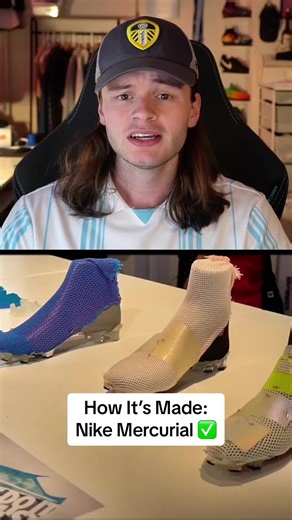 How it’s made: The Nike Mercurial. Best football boot of all-time? It’s certainly the most iconic… Despite being ‘just a shoe’, a LOT more tech goes into these things than one may think. All in all, Nike’s design team worked on this project for two-years, with work starting before the ‘next’ generation even gets unveiled…😳 #cleatstagram #mercurial #football #soccer #cleats #nike #superfly #design #creative #sport #tech #footballer #sancho #usa #ronaldo #england #mbappe #viral #cool #futbol #fut
