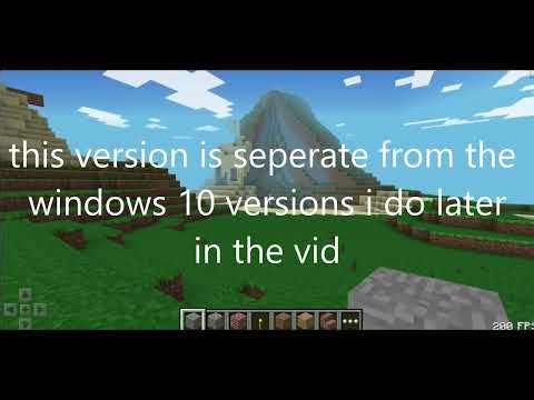Playing LEGACY Minecraft Bedrock/Pocket Edition/Windows 10 Edition (2011-2019)