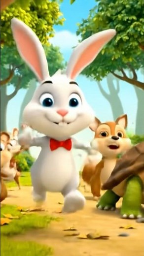 Full video Coming soon- Rabbit and turtle race!!!!!