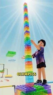 ROBLOX Brookhaven : LEGO TOWER COLLAPSE 😭💥 #shorts