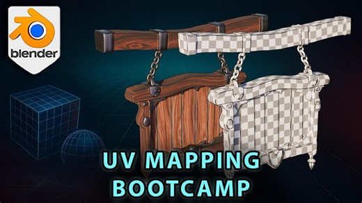 [AI中文配音]BlenderUV训练营UV Mapping Bootcamp Unwrapping Texturing in Blender