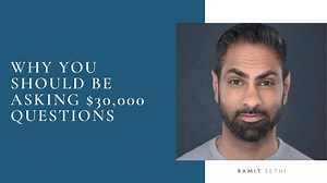 3K views · 50 reactions | Most of us are obsessed with $3 questions, like feeling guilty about buying that morning coffee, but Ramit Sethi says we really should be asking $30,000 questions. Here, Ramit explains, and shares some of the bigger questions you should be asking yourself so you don't have to obsess over "cutting back" anymore. Watch the full video to learn more! | SUCCESS Magazine | Facebook