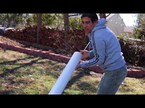 Squirrels vs Iron Pole Bird Feeder Fix PVC Pipe