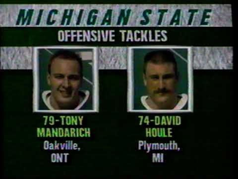 1987 MSU at Notre Dame NCAA Football