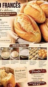 O Pão Francês Caseiro Mais Fácil do Mundo! 🥖✨ Crocante por Fora e Macio por Dentro