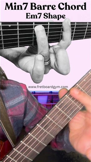 Chord of the Day Week 6 minor 7 Barre Chord