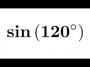 sin120 | sin(120)| sine of 120 degree | Third Method