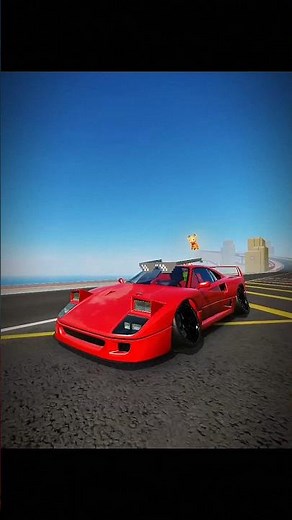 Ferrari F40 Cinematic 4K Edit 🔥 | Flex City Ultra Realistic #flexcity