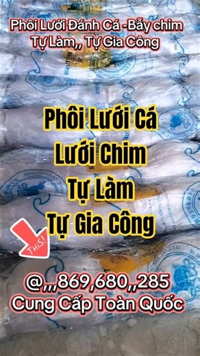 DIY Fishing Nets and Bird Nets