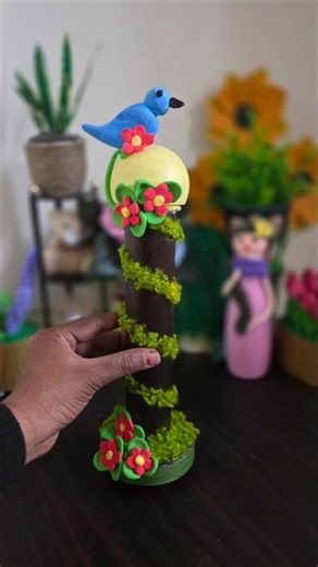 DIY Cute Led Bulb street Lamp #shorts #diy #lamp #cute #youtubeshorts