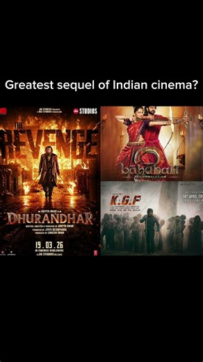 Dhurandhar 2 vs KGF 2 vs Baahubali 2 🔥 Greatest Indian Sequel Ever? 🤯 Debate Now!