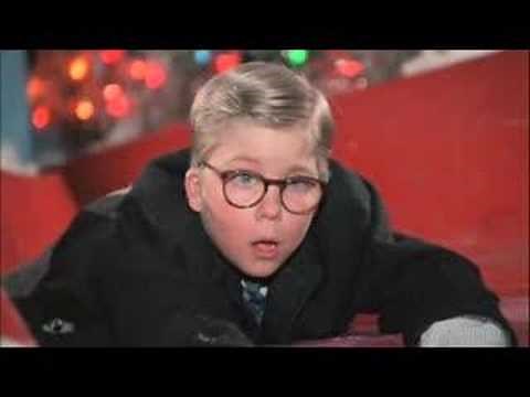 A Christmas Story - Ralphie with Santa