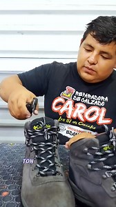 💯✅ PARTE 2 || Servicio de restaurado y retoque en las botitas COLUMBIA con sus suelas nuevas marca ANDES 😱😱 Así volvimos a la vida estás botitas de senderismo con el modelo ORIÓN ANDES ♻️✨ | Reparadora de Calzado "Carol"