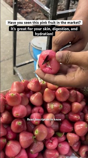 Pink java apple benefits! Water apple. #nutritwin #shortsindia #viralshorts #shorts