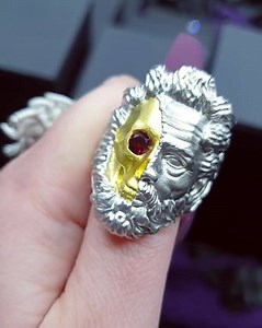 1.4K views · 27 reactions | 'Zeus' men's ring THE DREAMHOUSE COLLECTION www.sapphirestudiosdesign.com/dreamhouse | Sapphire Studios Design | Facebook