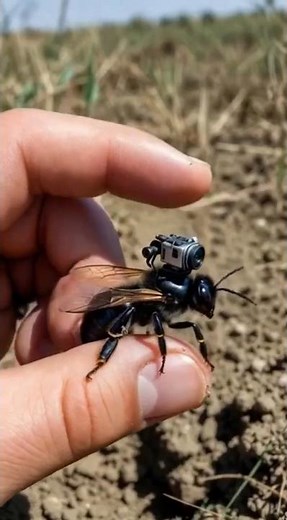 Black Digger Bee POV 🐝 Inside Real Underground Ne #beecolony