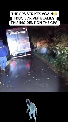 6.7K views · 44 reactions | THE GPS STRIKES AGAIN TRUCK DRIVER BLAMES THIS INCIDENT ON THE GPS #fyp #trucking | Truckersnap | Facebook