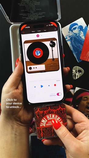 Jimi Hendrix: Live At Woodstock, featuring the legendary set that closed the historic music festival, is now available as a KiTalbum for the first time ever. Featuring 16 live recordings from Hendrix’s legendary 1969 performance, including “Voodoo Child (Slight Return),” “Purple Haze,” “Fire,” and his iconic adaptation of "Star Spangled Banner," this collectible release pairs physical keepsakes with a digital world that includes Hendrix's historic festival performance, behind-the-scenes film foo