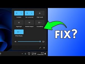 How To Fix Action Centre not Opening or Working in Windows 11