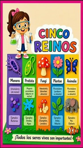 Maqueta de los cinco reinos de la naturaleza #loscincoreinos # loscincoreinosdelanaturaleza