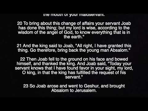 2 Samuel 14 - English l Audio & Scripture l NKJV