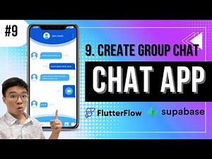 NoCode Chat App with FlutterFlow and Supabase (Part 9)