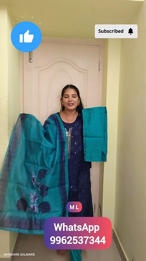 5.2K views · 42 reactions | Super dooper Budget friendly party wear 3pc collections. Free shipping. WhatsApp 9962537344. | Nandhini Salwars | Facebook