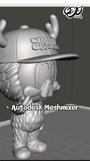 my first arttoy with 3d printing #arttoy #graphics #graffiti #chracter #design