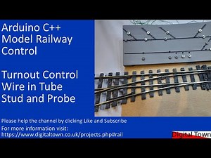 #134 Arduino for Model Railways - Wire in Tube and Stud and Probe turnout control