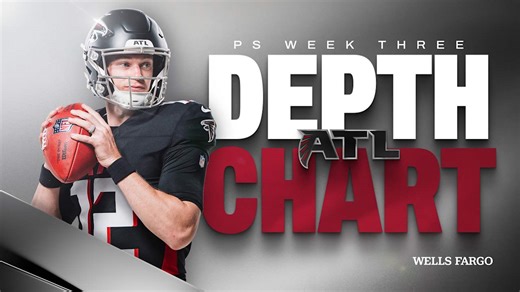 Falcons' final preseason depth chart released