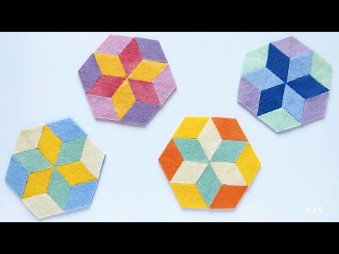 Easy-to-Make DIY Coaster | How to make coasters with felt