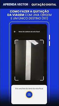 Aprenda Vector - Como fazer a Quitação Digital no Vector em viagens com 1 único destino
