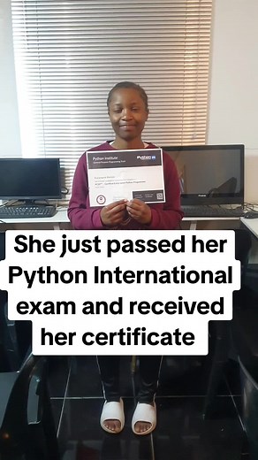 Student Excels in Python International Exam