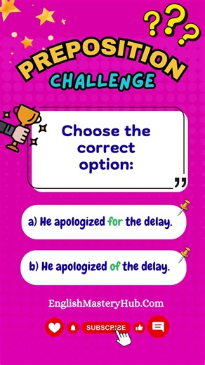 Preposition Challenge: Are You Using Them Correctly? 🚀