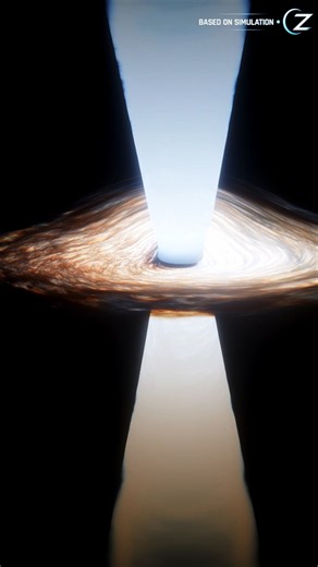 Zoom Into TON 618 #cosmiczoom #spacezoom #ton618 #blackhole #quasar
