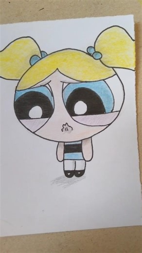 Bubbles Sad Moment 💙 | Powerpuff Girls Emotional Edit #shorts