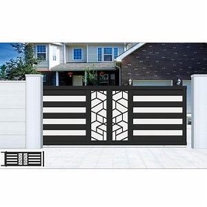 [Hot Item] Wholesale Custom Modern Accordion Style Commercial Driveway Gate