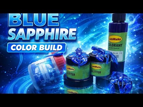 👉 This Blue Sapphire Color Is Unreal 🔥 | Soft Plastic Bait Build