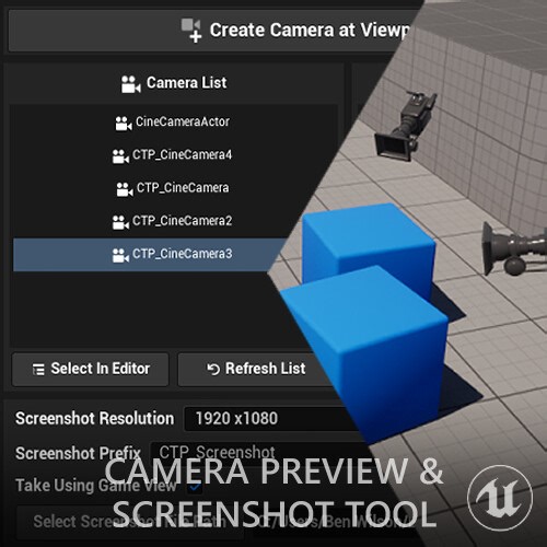 Editor Utility Widget - Camera Preview & Screenshot Tool, Ben Wilson