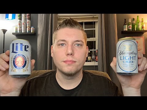 Miller Lite VS Yuengling Light Lager Taste Test!