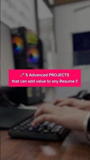 5 Advanced PROJECTS That Can Instantly Level-Up Your Resume! 💼 #thecareernest #resume #projects