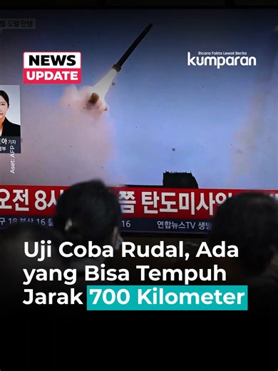 Korea Utara melakukan uji coba senjata selama tiga hari berturut-turut, mulai 6 hingga 7 April, di tengah ketegangan dengan Korea Selatan. Media pemerintah KCNA melaporkan, rangkaian uji coba mencakup rudal balistik jarak pendek, sistem anti-pesawat mobile, hingga senjata baru. Militer Seoul juga mendeteksi peluncuran sejumlah rudal, termasuk yang mampu menempuh jarak lebih dari 700 kilometer. Namun, pemimpin Kim Jong-un tidak dilaporkan hadir dalam uji coba tersebut, dan belum ada foto resmi ya